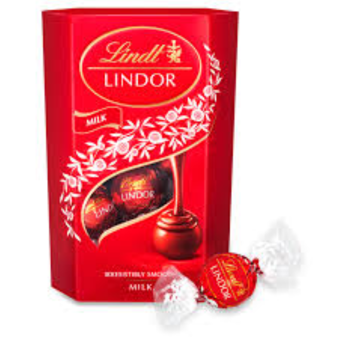 LINDT LINDOR SMOOTH MILK BALLS 200G
